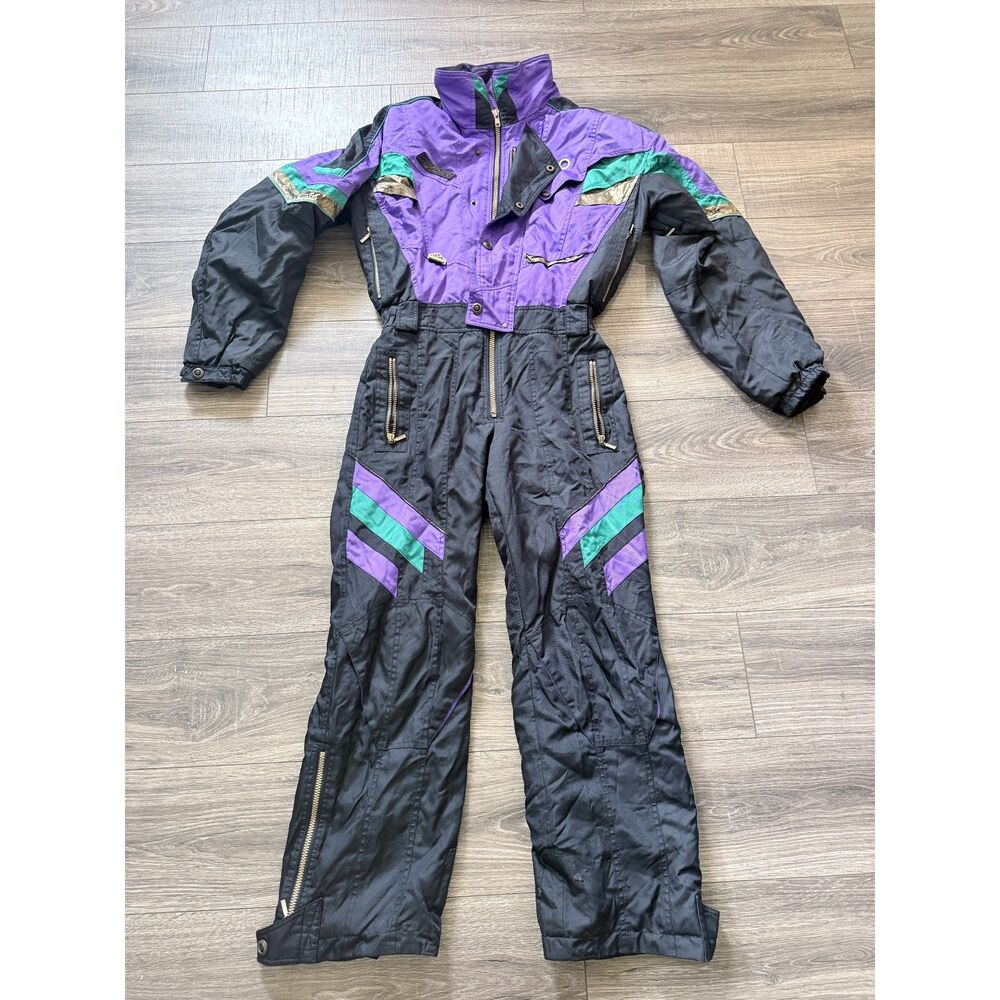 Vintage 80s 90s Spyder Men's Ski Snowboard Snowsuit Thinsulate Retro Size Medium